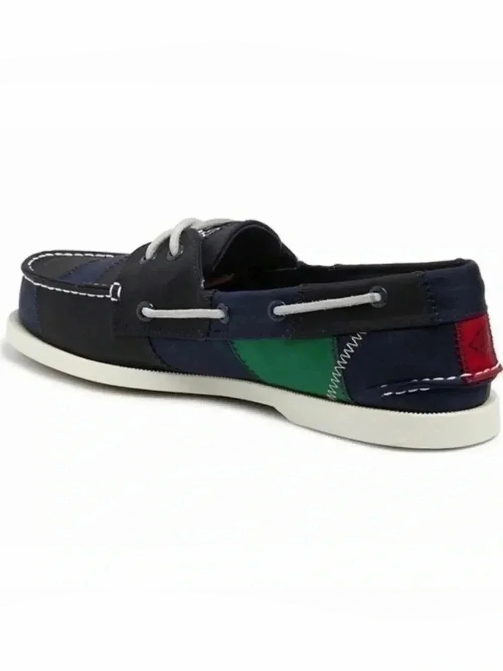 Sperry Authentic Original BIONIC 2-Eye Boat Shoes Men’s NWOB Blue Patchwork 7